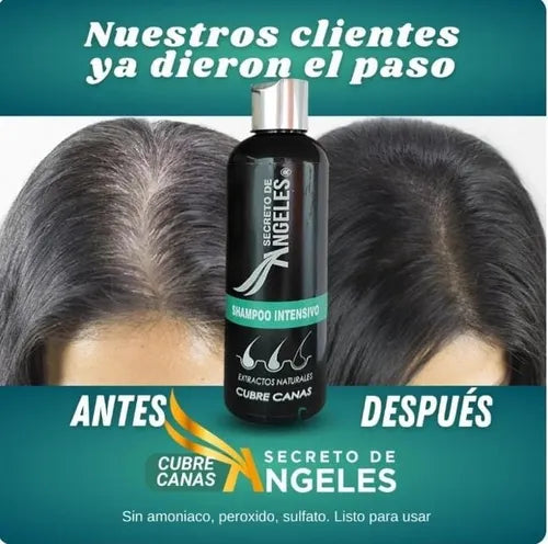 SHAMPOO CUBRECANAS + REGALOS EXCLUSIVOS