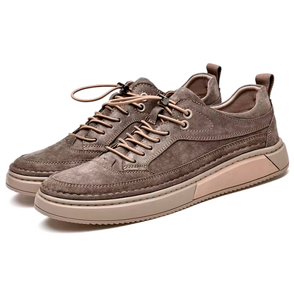 Montana Comfort – Zapato Anatómico de Cuero Gamuzado para Caballero