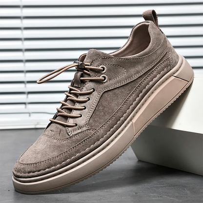 Montana Comfort – Zapato Anatómico de Cuero Gamuzado para Caballero