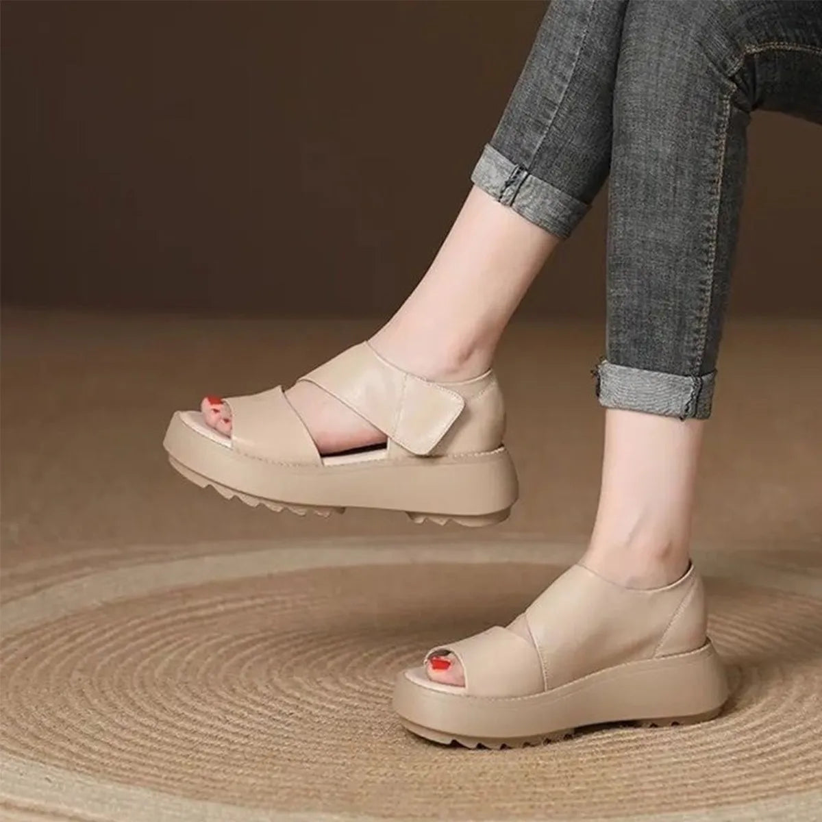 Lady Confort Plus – Sandalias de Plataforma