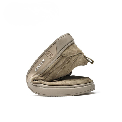 Montana Comfort – Zapato Anatómico de Cuero Gamuzado para Caballero