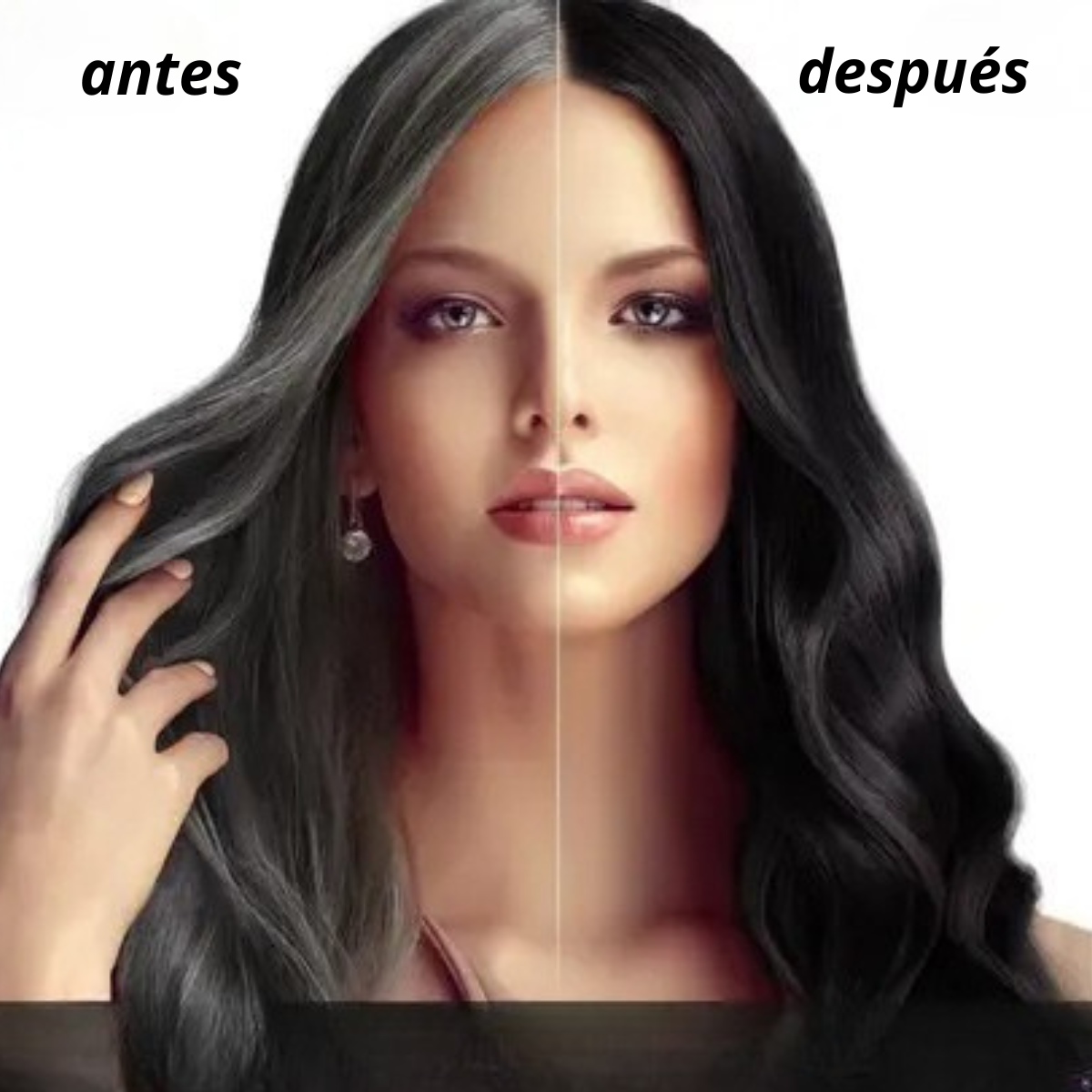 Black Color – Shampoo Tonalizante 3 en 1 con Extractos Naturales