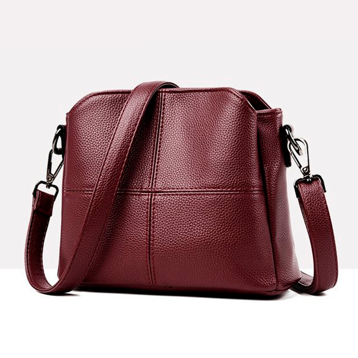 Bolso Italian de Cuero  - Moderna y Sofisticada + Regalo Exclusivo